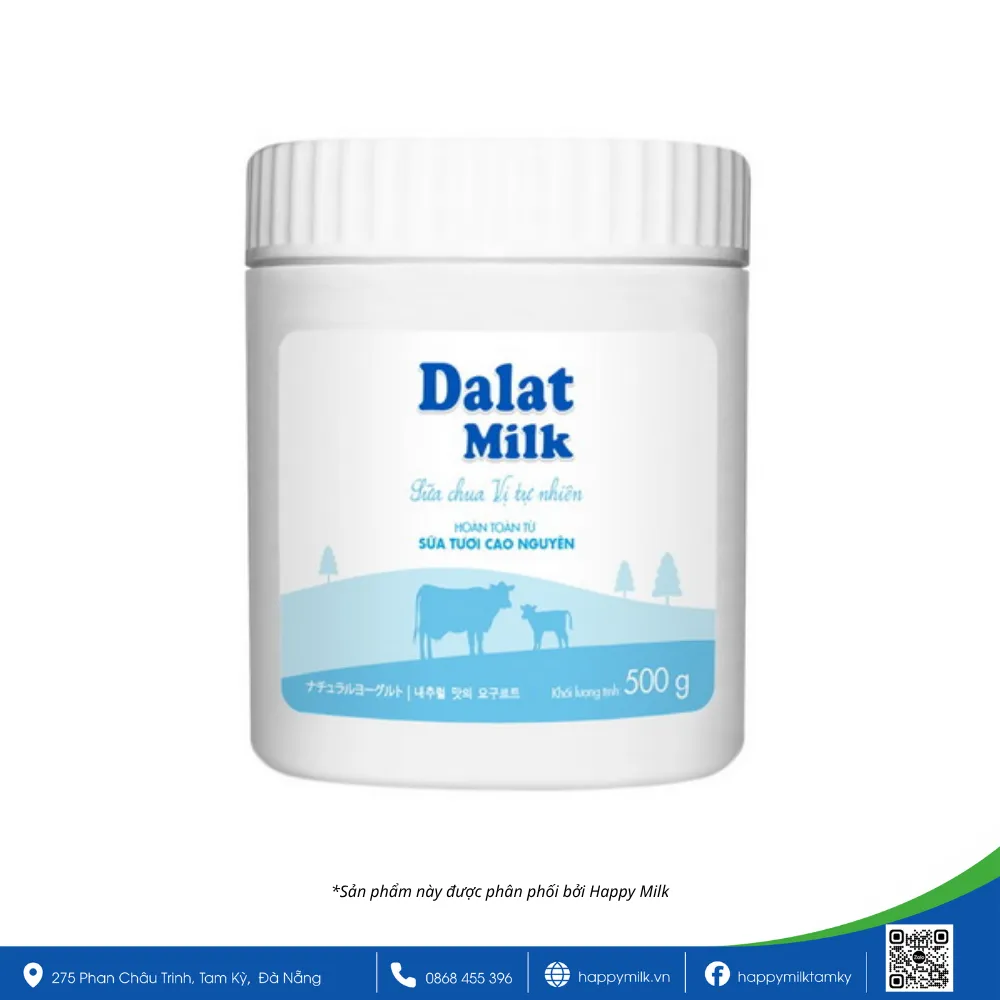 EAT YOGURT Natural Flavor Dalatmilk 500g
